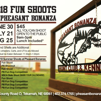 Hunting Events Flyer