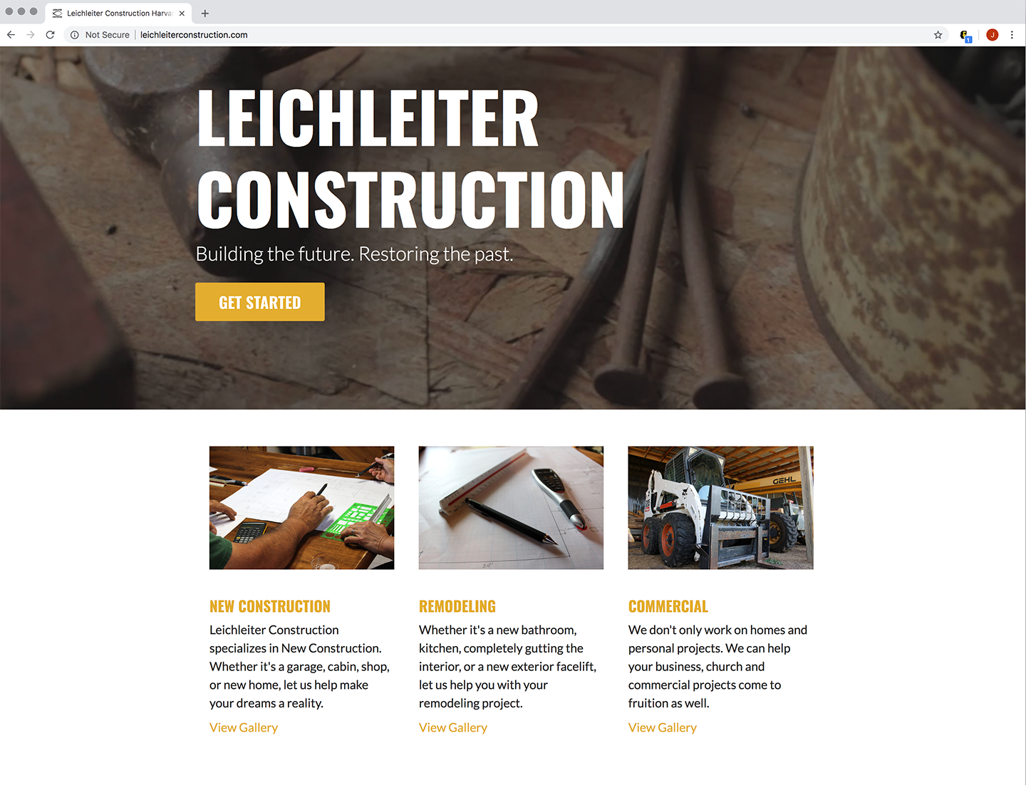 web design - Leichleiter | Designs