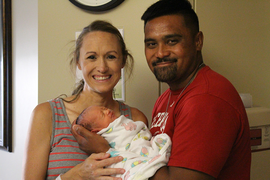 Mom, dad and nicu baby 32 week preemie